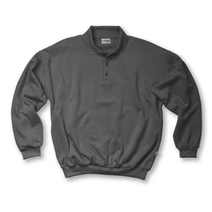 SWEATER, POLOKRAAG ANTRACIET L SWEATER, POLOKRAAG ANTRACIET L