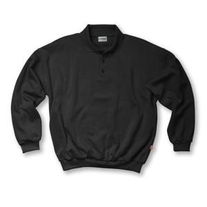SWEATER, POLOKRAAG ZWART XXL SWEATER, POLOKRAAG ZWART XXL