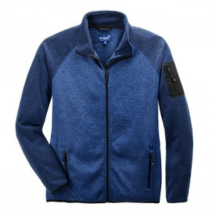 TWENG GEBREID WERKVEST BLAUW/ZWART GEMELEERD -XL TWENG GEBREID WERKVEST BLAUW/ZWART GEMELEERD -XL
