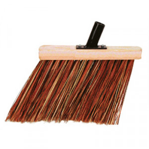 GOOTBEZEM 28CM, BAHIA/STALKS MET STEELHOUDER, FSC 100% GOOTBEZEM 28CM, BAHIA/STALKS MET STEELHOUDER, FSC 100%