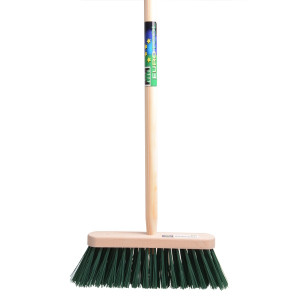 BEZEM FSC 29CM, KUNSTVEZEL GROEN MM MET STEEL 120CM -AKTIE BEZEM FSC 29CM, KUNSTVEZEL GROEN MM MET STEEL 120CM -AKTIE