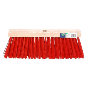 BEZEM FSC 35CM, KUNSTVEZEL ROOD MM BEZEM FSC 35CM, KUNSTVEZEL ROOD MM