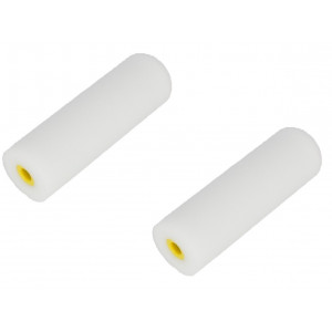 VERFROL SCHUIMROL SUPERFIJN WIT 10CM (2 ST.) AFGEROND BUITEN VERFROL SCHUIMROL SUPERFIJN WIT 10CM (2 ST.) AFGEROND BUITEN