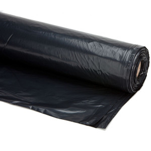 PLASTIC BOUWFOLIE ZWART 010, 50X6M PLASTIC BOUWFOLIE ZWART 010, 50X6M