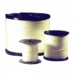 NYLON TOUW WIT, GESLAGEN, 16MM, 220M. NYLON TOUW WIT, GESLAGEN, 16MM, 220M.