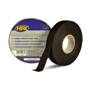 KABELBESCHERMINGSTAPE - ZWART 19MM X 25M KABELBESCHERMINGSTAPE - ZWART 19MM X 25M