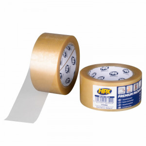 VERPAKKINGSTAPE PREMIUM - TRANSPARANT 50MM X 66M VERPAKKINGSTAPE PREMIUM - TRANSPARANT 50MM X 66M