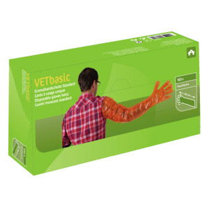 ONDERZOEKSHANDSCHOEN VETBASIC LANG (90CM), A 100ST. ONDERZOEKSHANDSCHOEN VETBASIC LANG (90CM), A 100ST.