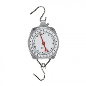 Weegklok, 25kg, schaalverdeling 100gr. Weegklok, 25kg, schaalverdeling 100gr.