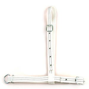 WEIDEHALSTER ZONDER KETTING, NYLON, WIT WEIDEHALSTER ZONDER KETTING, NYLON, WIT