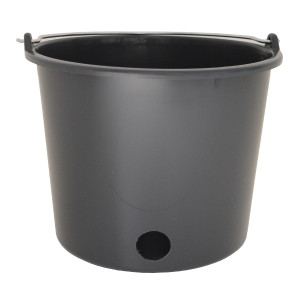 KALVER SPEENEMMER KUNSTSTOF ROND KAAL, GRIJS 12L. KALVER SPEENEMMER KUNSTSTOF ROND KAAL, GRIJS 12L.