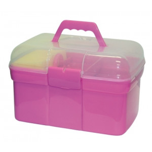 POETSKIST GEVULD 8-DELIG -ROZE- POETSKIST GEVULD 8-DELIG -ROZE-