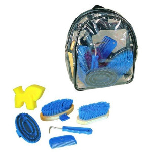 POETSRUGZAK MET INHOUD, BLAUW POETSRUGZAK MET INHOUD, BLAUW
