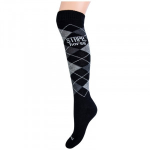 SOK STAPP HORSE RUIT, ZWART 39-42 SOK STAPP HORSE RUIT, ZWART 39-42