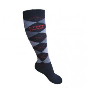 SOK STAPP HORSE RUIT, ZWART 35-38 SOK STAPP HORSE RUIT, ZWART 35-38