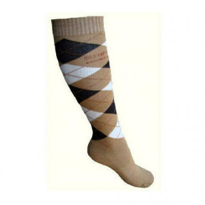 SOK STAPP HORSE RUIT, BRUIN/BEIGE 43-46 SOK STAPP HORSE RUIT, BRUIN/BEIGE 43-46