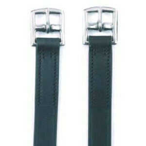 STIJGBEUGELRIEM LEER, ZWART 145CM STIJGBEUGELRIEM LEER, ZWART 145CM