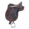 ZADELSTARTSET HAFLINGER 17,5", BRUIN. ZADELSTARTSET HAFLINGER 17,5", BRUIN.
