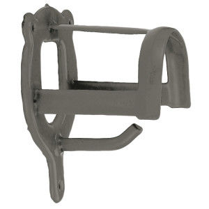 HOOFDSTELHANGER, ANTRACIET GEPOEDERCOAT HOOFDSTELHANGER, ANTRACIET GEPOEDERCOAT