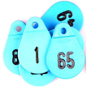 HALSPLAATJE BLAUW NO.10 HALSPLAATJE BLAUW NO.10