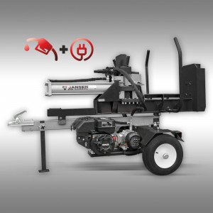 Jansen HS-22A62K Houtklover 22 ton met Elektromotor en benzinemotor Jansen HS-22A62K Houtklover 22 ton met Elektromotor en benzinemotor
