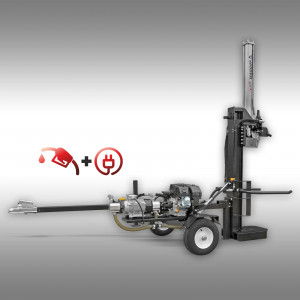 Jansen HS-20H110K Houtklover 20 ton met Benzine en Elektomotor Jansen HS-20H110K Houtklover 20 ton met Benzine en Elektomotor