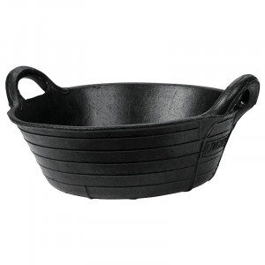 RUBBER VOERBAK, ZWART 11L RUBBER VOERBAK, ZWART 11L