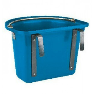 VOEREMMER MET OPHANGHAKEN EN HENGSEL, BLAUW 12L VOEREMMER MET OPHANGHAKEN EN HENGSEL, BLAUW 12L