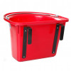 VOEREMMER MET OPHANGHAKEN EN HENGSEL, ROOD 12L VOEREMMER MET OPHANGHAKEN EN HENGSEL, ROOD 12L