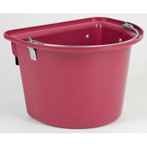 VOEREMMER MET OPHANGHAKEN EN HENGSEL, ROSE 12L VOEREMMER MET OPHANGHAKEN EN HENGSEL, ROSE 12L
