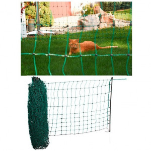 AKO KATTENNET CATNET 77CM-25M. ENKELE PEN -GROEN- AKO KATTENNET CATNET 77CM-25M. ENKELE PEN -GROEN-