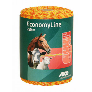 AKO ECONOMYLINE SCHRIKDRAAD GEEL/ORANJE 3RVS 0.20, 250M AKO ECONOMYLINE SCHRIKDRAAD GEEL/ORANJE 3RVS 0.20, 250M