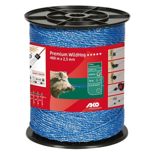 AKO PREMIUM WILDHOG SCHRIKDRAAD BLAUW 6X 0.25, 400M AKO PREMIUM WILDHOG SCHRIKDRAAD BLAUW 6X 0.25, 400M