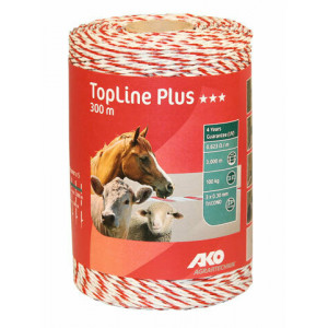 AKO TOPLINE PLUS SCHRIKDRAAD WIT/ROOD 3X0.30 TRICOND, 300M AKO TOPLINE PLUS SCHRIKDRAAD WIT/ROOD 3X0.30 TRICOND, 300M