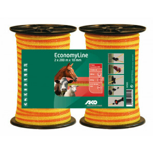 AKO ECONOMYLINE SCHRIKLINT GEEL/ORANJE 1CM-200M *2-PACK* AKO ECONOMYLINE SCHRIKLINT GEEL/ORANJE 1CM-200M *2-PACK*