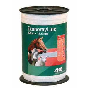 AKO ECONOMYLINE SCHRIKLINT WIT 12.5MM-200M AKO ECONOMYLINE SCHRIKLINT WIT 12.5MM-200M