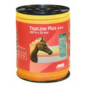 AKO TOPLINE PLUS SCHRIKLINT GEEL/ORANJE 2CM-200M AKO TOPLINE PLUS SCHRIKLINT GEEL/ORANJE 2CM-200M