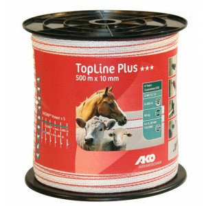 AKO TOPLINE PLUS SCHRIKLINT WIT/ROOD 1CM-500M AKO TOPLINE PLUS SCHRIKLINT WIT/ROOD 1CM-500M