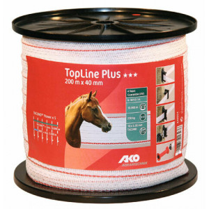 AKO TOPLINE PLUS SCHRIKLINT WIT/ROOD 4CM-200M AKO TOPLINE PLUS SCHRIKLINT WIT/ROOD 4CM-200M