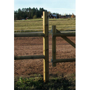 AKO OCTOWOOD HOUTEN HOEKPAAL 200CM, ROND 140MM AKO OCTOWOOD HOUTEN HOEKPAAL 200CM, ROND 140MM