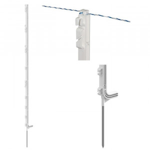 AKO PREMIUM KUNSTSTOF PAAL WIT 147CM (5 STUKS) AKO PREMIUM KUNSTSTOF PAAL WIT 147CM (5 STUKS)