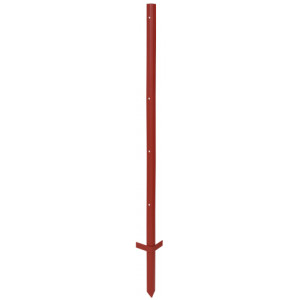 AKO HOEKSTAAL-PAAL ROOD GELAKT 3MM, 115CM (10 STUKS) AKO HOEKSTAAL-PAAL ROOD GELAKT 3MM, 115CM (10 STUKS)