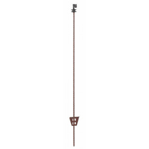 AKO RANTSOENPAAL STAAL ROND + KOORDISOLATOR 107CM (10 STUKS) AKO RANTSOENPAAL STAAL ROND + KOORDISOLATOR 107CM (10 STUKS)