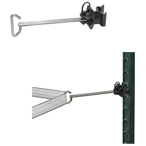AKO LINT HOEKISOLATOR SET VOOR T-POST (4ST.) INCL.PINLOCK AKO LINT HOEKISOLATOR SET VOOR T-POST (4ST.) INCL.PINLOCK