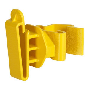 AKO KLEMLINTISOLATOR T-POST, GEEL (25 STUKS) AKO KLEMLINTISOLATOR T-POST, GEEL (25 STUKS)