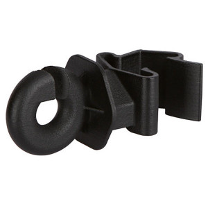 AKO KLEMRINGISOLATOR T-POST, ZWART (25 STUKS) AKO KLEMRINGISOLATOR T-POST, ZWART (25 STUKS)