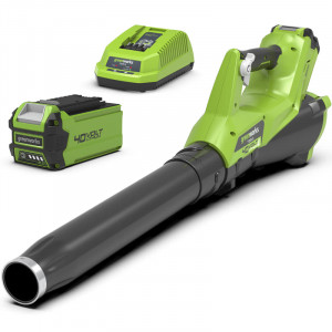 Greenworks Accu Bladblazer 40V Met 2.0Ah Accu en lader Greenworks Accu Bladblazer 40V Met 2.0Ah Accu en lader